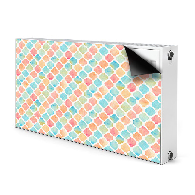 Couvercle magnétique du radiateur Motif coloré