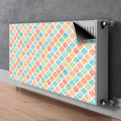 Couvercle magnétique du radiateur Motif coloré