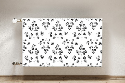 Tapis magnétique pour radiateur Motif noir et blanc