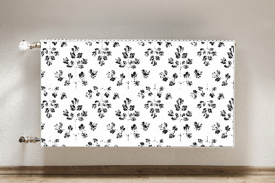 Tapis magnétique pour radiateur Motif noir et blanc