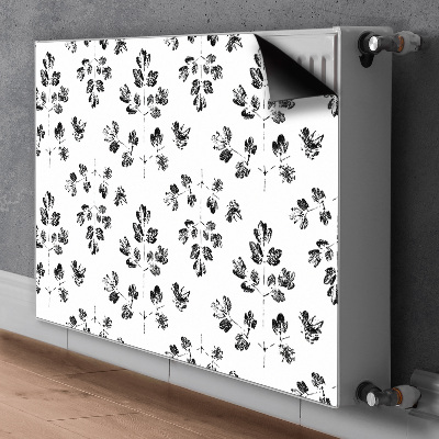 Tapis magnétique pour radiateur Motif noir et blanc