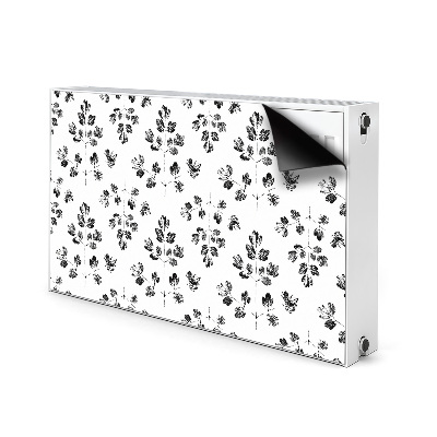 Tapis magnétique pour radiateur Motif noir et blanc