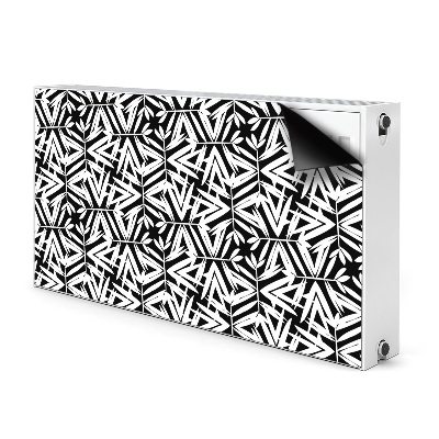 Tapis magnétique pour radiateur Motif noir et blanc