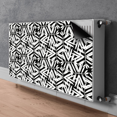 Tapis magnétique pour radiateur Motif noir et blanc