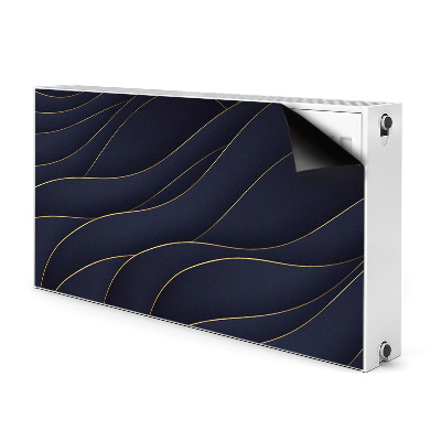 Tapis de radiateur décoratif Vagues bleues