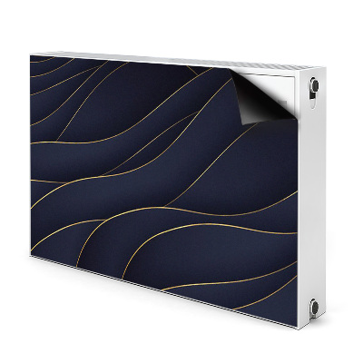 Tapis de radiateur décoratif Vagues bleues