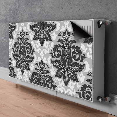 Cache radiateur déco Motif gris