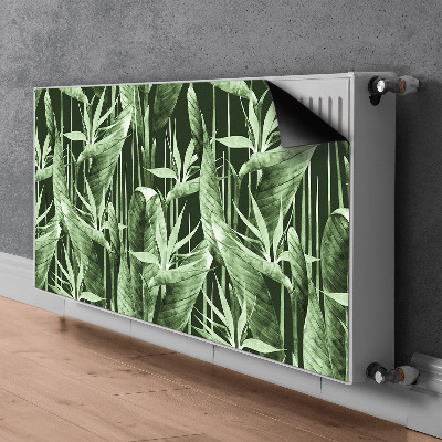 Tapis magnétique pour radiateur Feuilles sombres