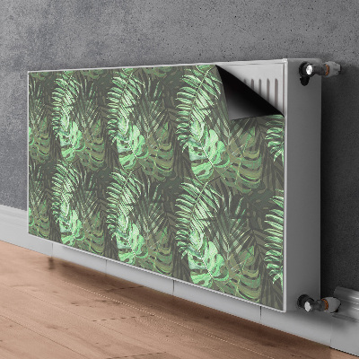 Cache radiateur déco Monstre tropical