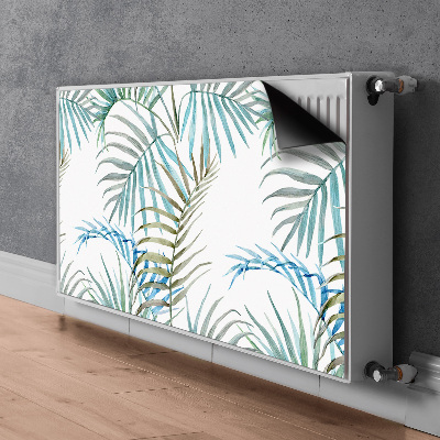 Aimant décoratif pour radiateur Feuilles tropicales