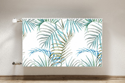 Aimant décoratif pour radiateur Feuilles tropicales