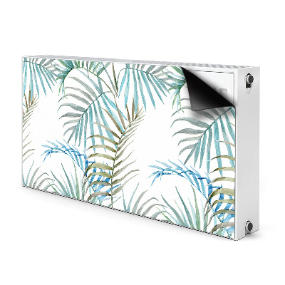 Aimant décoratif pour radiateur Feuilles tropicales