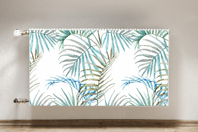 Aimant décoratif pour radiateur Feuilles tropicales