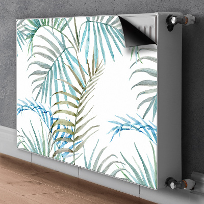 Aimant décoratif pour radiateur Feuilles tropicales