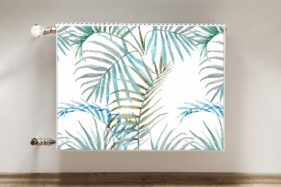 Aimant décoratif pour radiateur Feuilles tropicales