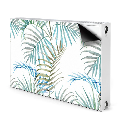 Aimant décoratif pour radiateur Feuilles tropicales