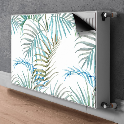 Aimant décoratif pour radiateur Feuilles tropicales