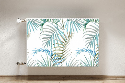 Aimant décoratif pour radiateur Feuilles tropicales