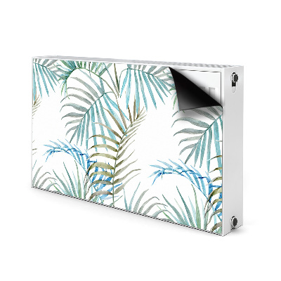 Aimant décoratif pour radiateur Feuilles tropicales