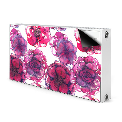 Tapis magnétique pour radiateur Roses rouges