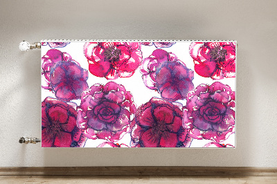 Tapis magnétique pour radiateur Roses rouges