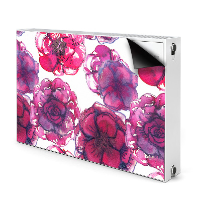 Tapis magnétique pour radiateur Roses rouges