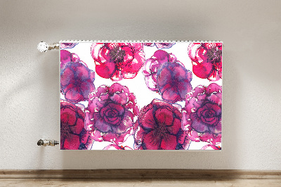 Tapis magnétique pour radiateur Roses rouges