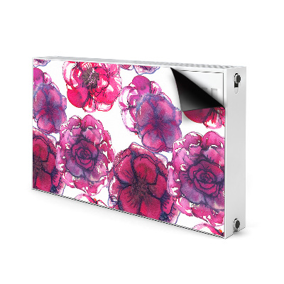 Tapis magnétique pour radiateur Roses rouges