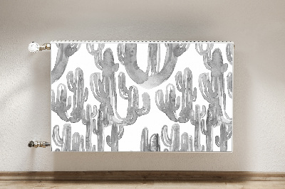 Tapis de radiateur décoratif Cactus peint