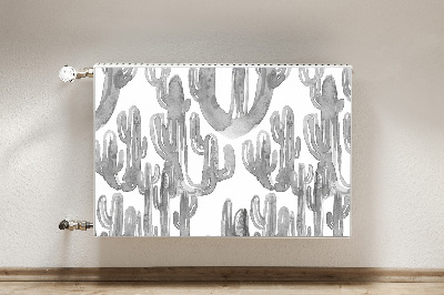 Tapis de radiateur décoratif Cactus peint