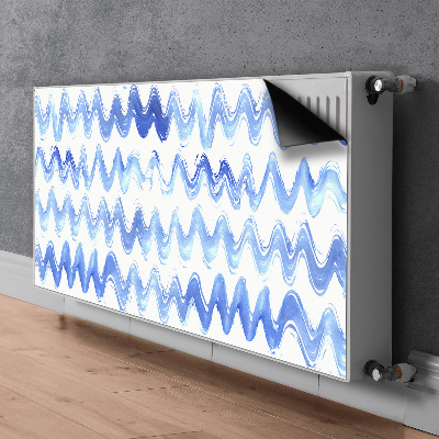 Aimant cache radiateur Vagues d'aquarelle