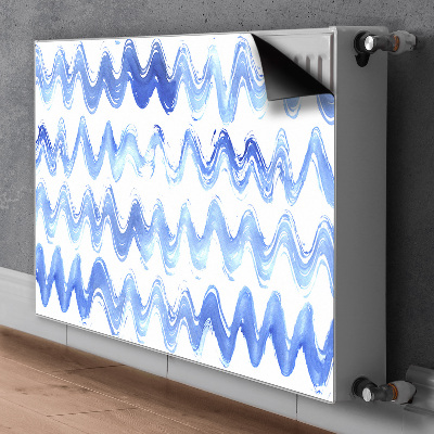 Aimant cache radiateur Vagues d'aquarelle