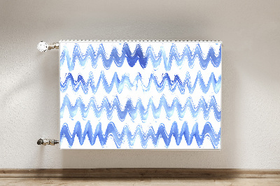 Aimant cache radiateur Vagues d'aquarelle