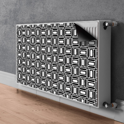 Aimant cache radiateur Schéma géométrique