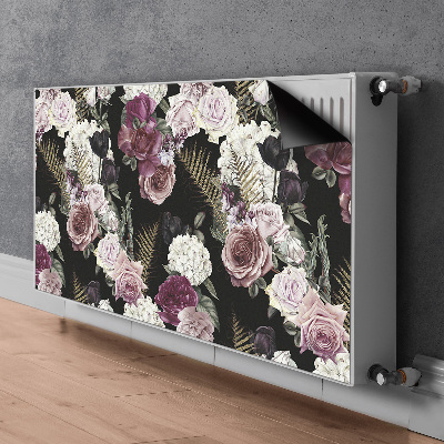 Cache radiateur déco Fleurs romantiques