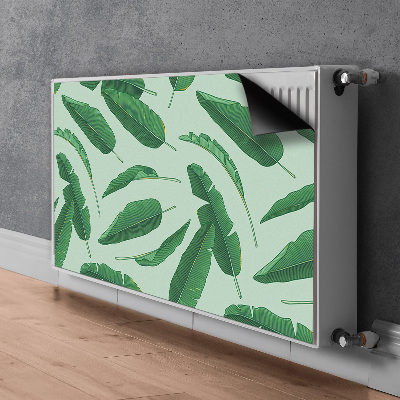 Aimant décoratif pour radiateur Feuilles de banane