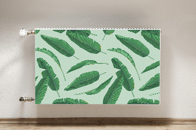 Aimant décoratif pour radiateur Feuilles de banane