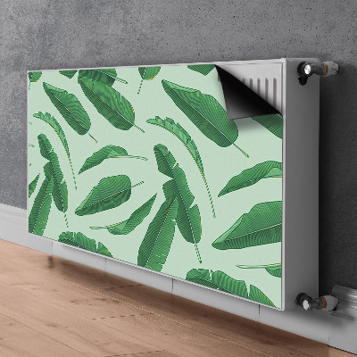 Aimant décoratif pour radiateur Feuilles de banane