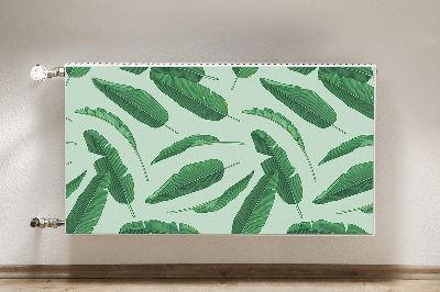 Aimant décoratif pour radiateur Feuilles de banane