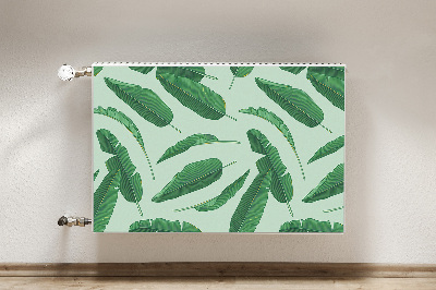 Aimant décoratif pour radiateur Feuilles de banane