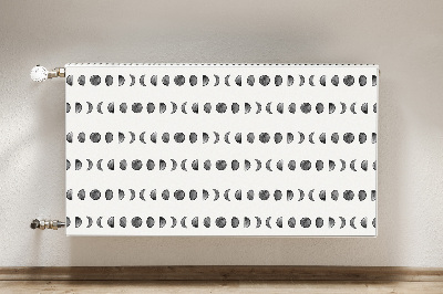 Un tapis avec un imprimé radiateur Lune