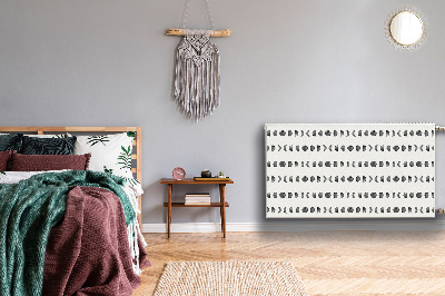 Un tapis avec un imprimé radiateur Lune