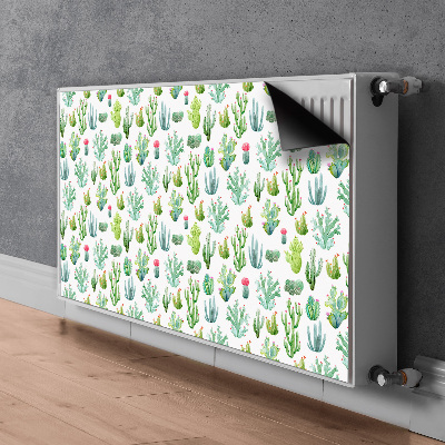 Tapis de radiateur décoratif Petits cactus