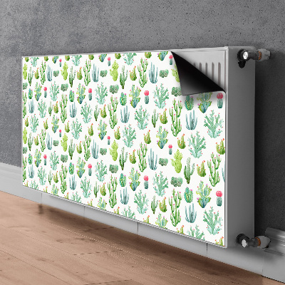 Tapis de radiateur décoratif Petits cactus