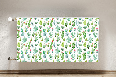 Tapis de radiateur décoratif Petits cactus