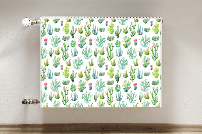 Tapis de radiateur décoratif Petits cactus