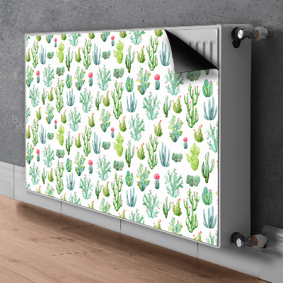 Tapis de radiateur décoratif Petits cactus