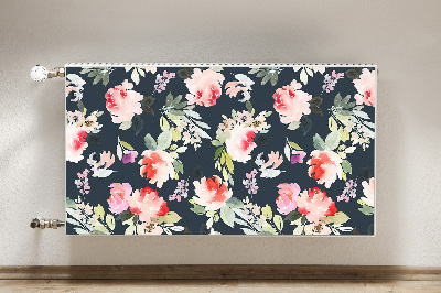 Tapis de radiateur décoratif Fleurs peintes