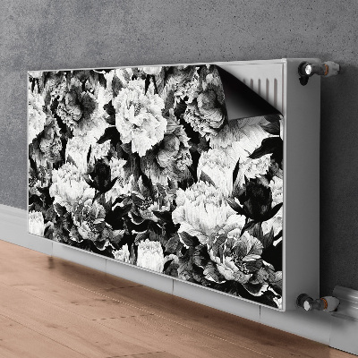 Tapis magnétique pour radiateur Roses noires