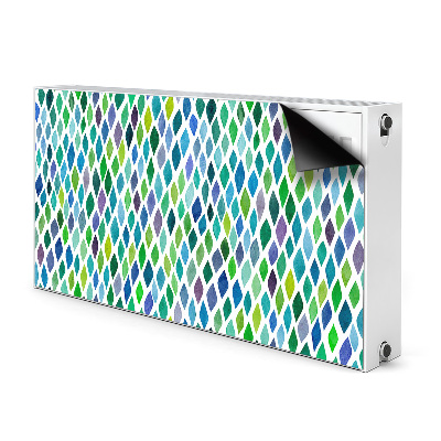 Couvercle magnétique du radiateur Motifs colorés